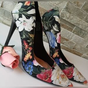 Floral Stiletto Heels